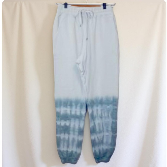Sweatpants  / Tye-dye sweatpants / joggers Hem & Thread French Terry NWT - Picture 11 of 12
